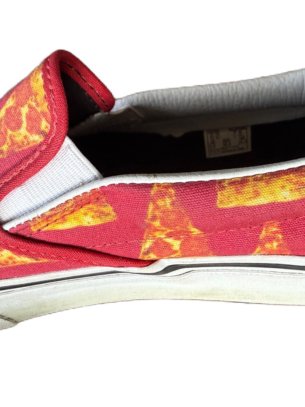 Vans Red Rare Pepperoni Pizza Slip On Shoes. Women’s7.5. Men’s 6 - Picture 3 of 8